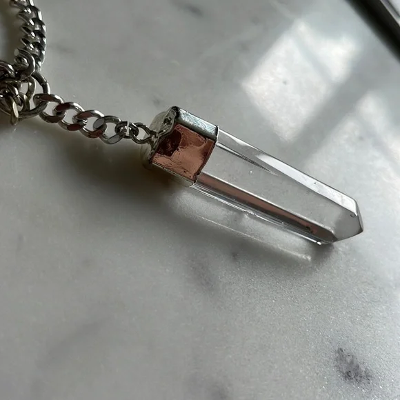 Crystal Drop Necklace - Picture 5 of 8